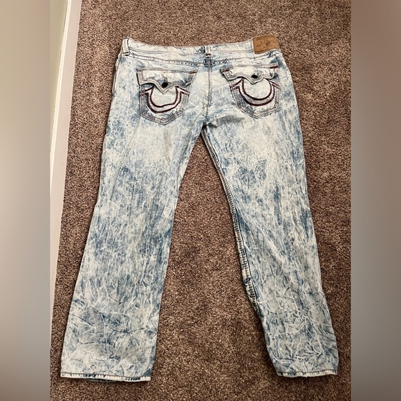 VINTAGE y2k DOUBLE STITCH TRUE RELIGION JEANS - Picture 4 of 6